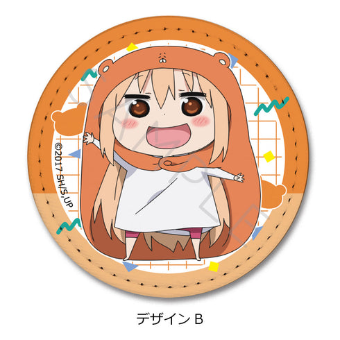 『干物妹!うまるちゃんR』レザーバッジ(丸形) デザインB